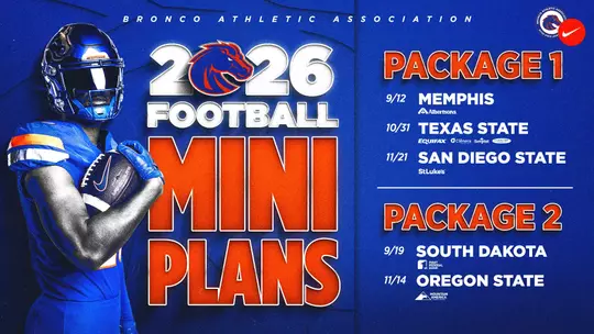Boise State Football Mini Plans are Now on Sale