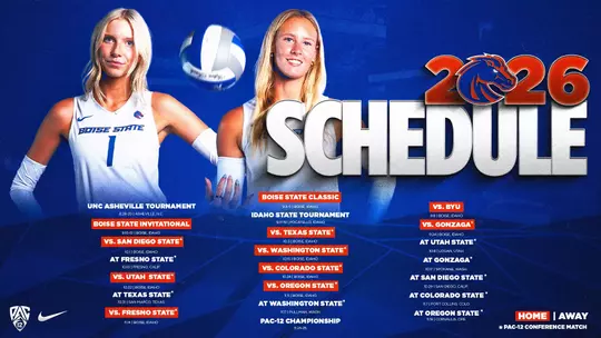 Inaugural Boise State Pac-12 Volleyball Schedule Released