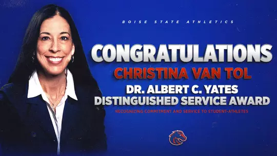 Boise State's Christina Van Tol Receives Mountain West's Highest Service Honor