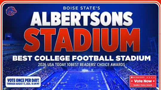 Boise State’s Albertsons Stadium Nominated as Best College Football Stadium in U.S.
