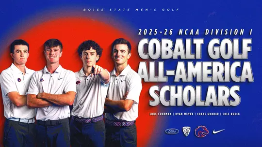 Four Broncos Named to 2025-26 NCAA Division I Cobalt Golf All-America Scholars List