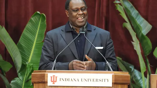 Former IU basketball player, and member of the 1976 National Championship Team Quinn Buckner
