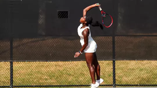 BLOOMINGTON, IN - October 04, 2025 -  Elisabeth Dunac of the Indiana Hoosiers during the Hoosier Classic at IU Tennis Center in Bloomington, IN. Photo By Benjamin Harper/Indiana Athletics