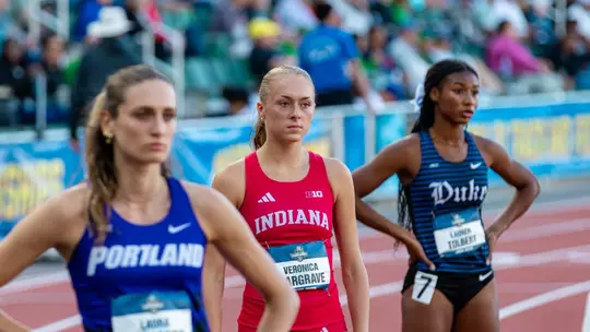 Veronica Hargrave in the NCAA Outdoor Track and Field Championship