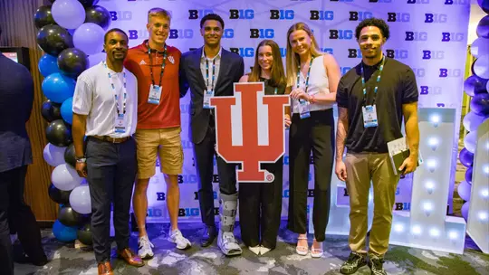 Five Hoosiers Attend Big Ten Student-Athlete Engagmeent Leadership Retreat Image