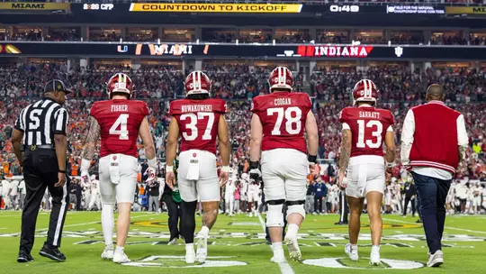 Aiden Fisher | Pat Coogan |Riley Nowakowski | Elijah Sarratt | Pregame | Captains