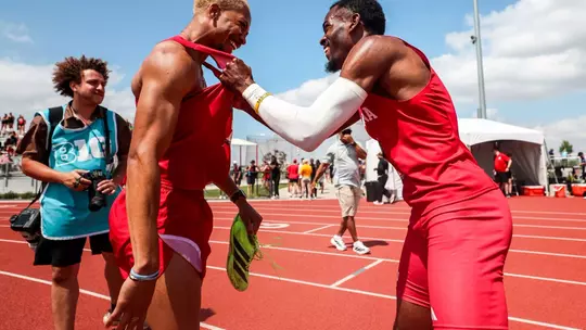 John Colquitt and Trelee Banks at Big Ten Outdoor