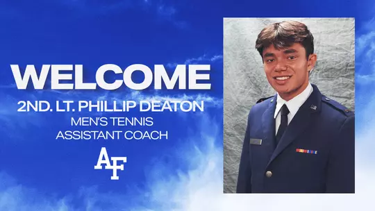 Image related to 2nd Lt. Phillip Deaton Joins Men’s Tennis Staff
