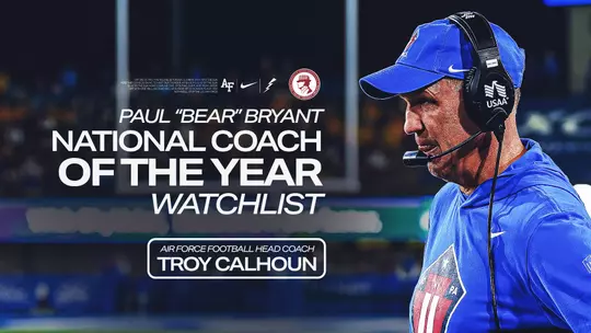 Image related to Troy Calhoun named to Paul “Bear” Bryant Coach of the Year Award watch list