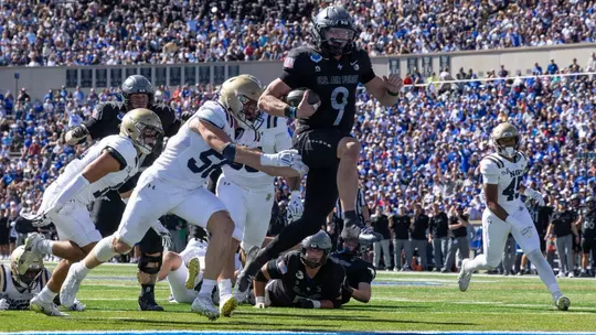 Image related to Air Force Downs Navy, 14-9, In Service Academy Battle