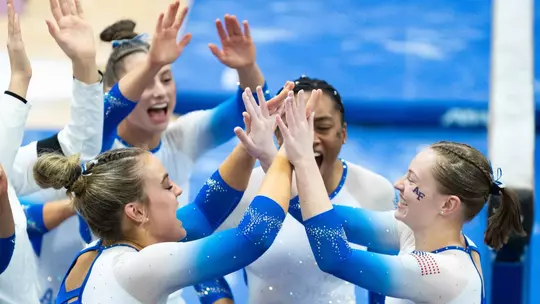 Image related to Women’s Gymnastics Scores Record-Breaking 195.800 to Win Home Tri