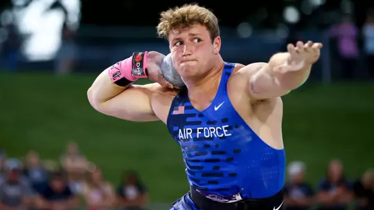 Image related to Texas Tanner Last Collegiate Standing at World Shot Put Series