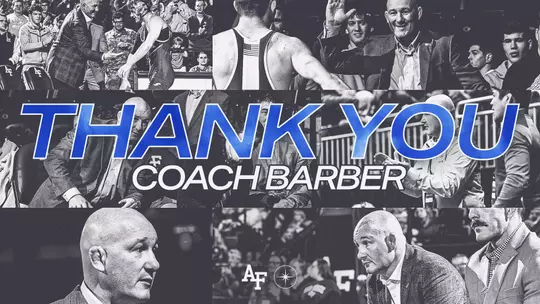 Image related to Air Force Wrestling Head Coach Sam Barber Named Associate Athletic Director for Development and Strategy