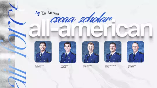 Image related to Five Falcons Named to CSCAA 2026 Scholar All-American Second Team
