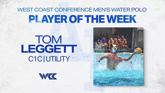 Image related to Leggett Earns KAP7 WCC Men’s Water Polo Player of the Week Honor