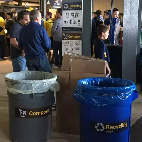 Zero Waste at Michigan Stadium
