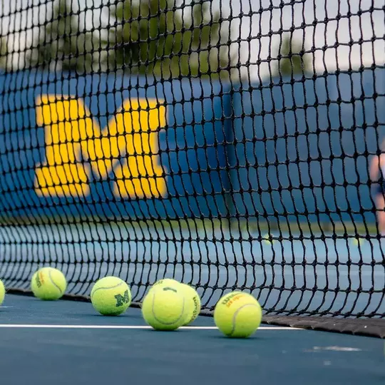 Women's Tennis Net and Balls Generic