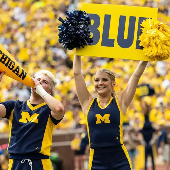 Football cheer generic block m home maize