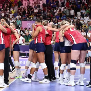 Volleyball Team USA Semifinals Celebration (Getty Images)