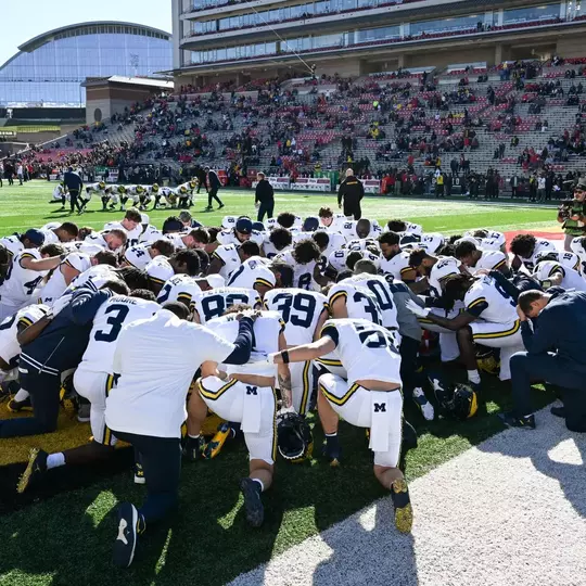 Football pregame at Maryland in 2023