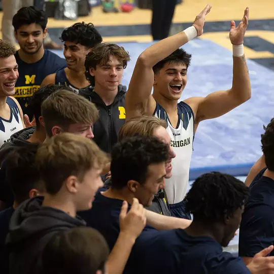 Men's Gymnastics Celebration