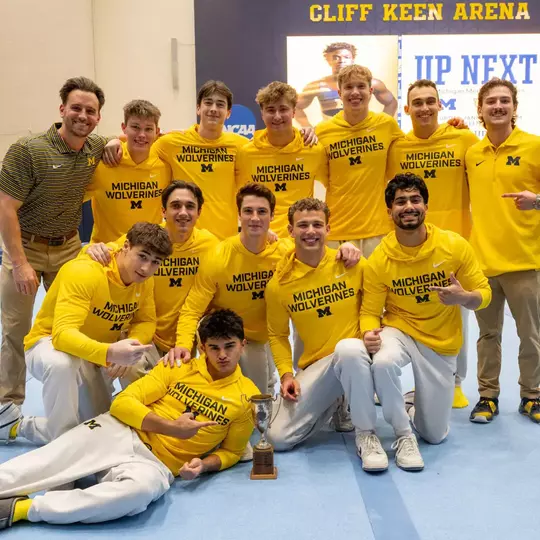 Men's Gymnastics Team Maize