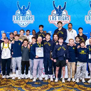 Wrestling Michigan Runner-Up Team Photo - Cliff Keen Las Vegas Invitational (Sam Janicki)