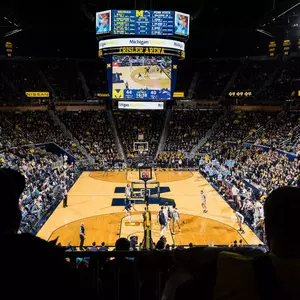 Men's Basketball Crisler Center generic crowd