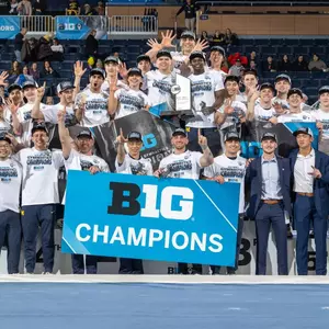 Men's Gymnastics 2025 Big Ten Championships Team Photo