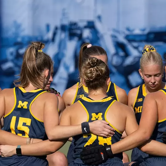 Field Hockey Team Huddle