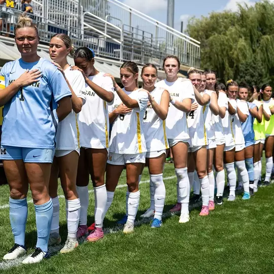 Women's Soccer Anthem Lineup