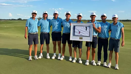 Image related to Men’s Golf Makes History; Shares Title at Trinity Forest Invitational