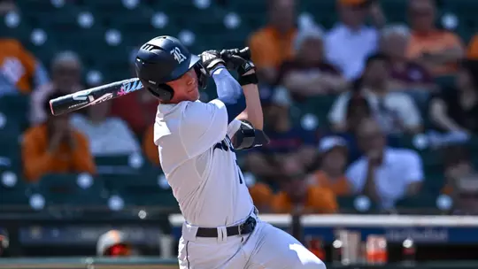 March 01, 2025, Houston, Texas, US: During a game 2 of the Astros Foundation College Classic between the Tennessee Volunteers and the Rice Owls at Daikin Park. Mandatory Credit: Maria Lysaker | Rice Athletics