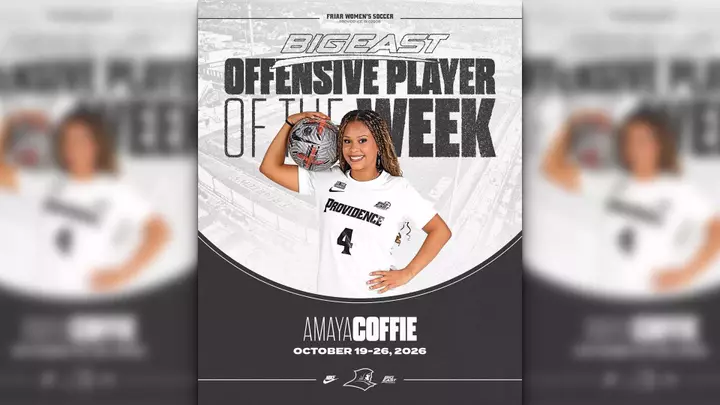 Amaya Coffie BIG EAST Award Accolade