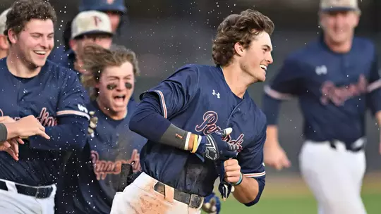 John Peck celebration vs. UCSB