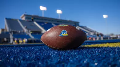 Football in End Zone