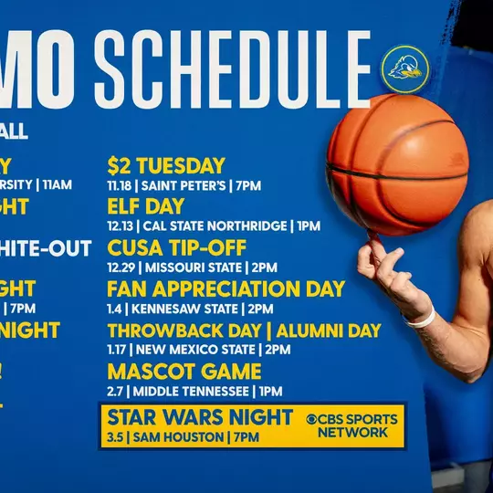 Men's Basketball Announces 2025-26 Promo Schedule