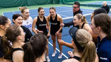 2025-26 Women's Tennis Huddle