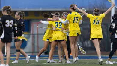 WLAX Goal Celebration vs. UMBC