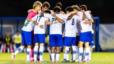 Team huddle