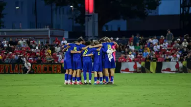 Starters huddle
