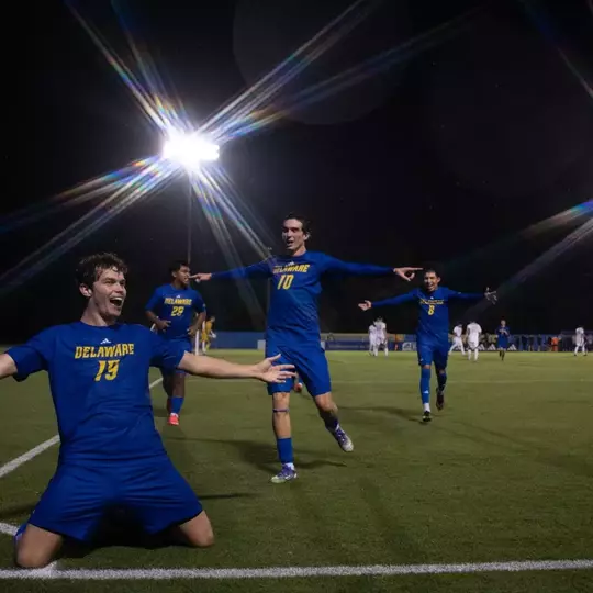 Men's Soccer Explodes in Win Over George Washington