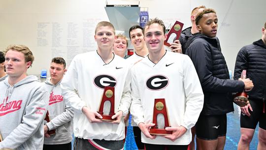Georgia Men's Swimming and Diving Day 1 Post-Meet Interview