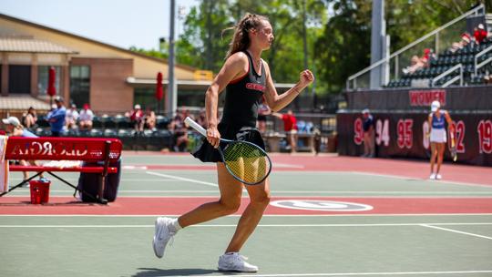 Georgia Women's Tennis SEC Championship Tournament vs LSU Post Match Video Recap