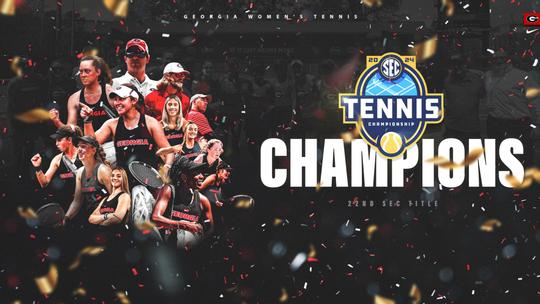 Georgia Women's Tennis SEC Championship vs Texas A&M - Post Match Sound