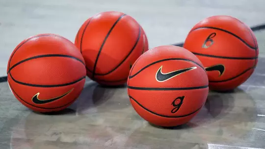 Georgia basketballs during Georgia's game against Kentucky at Stegeman Coliseum in Athens, Ga., on Sunday, Jan. 19, 2025. (Tony Walsh/UGAAA)