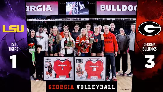 25VB Score - Georgia 3, LSU 1