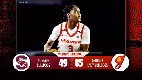 25WBB Score - Georgia 85, SC State 49