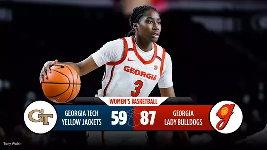 25WBB Score - Georgia 87, Georgia Tech 59