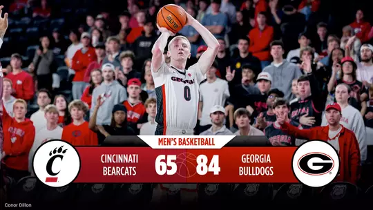 24MBB Score - Georgia 84, Cincinnati 65